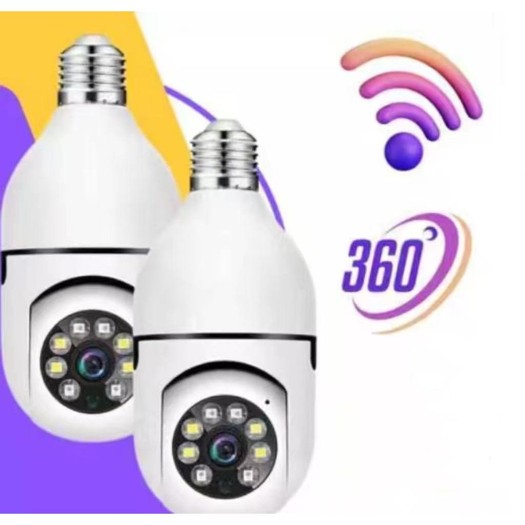 Kit Câmera de segurança a Prova D'água sem fio gira  360  app V3 full HD visão notturna